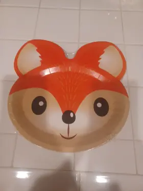 Kids Party 195158162493 Fox 9 Inch Paper Plates Child New 12 Plates/package X 3 Free Ship