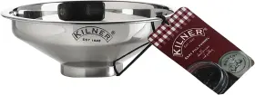 Kilner 010853167817 Stainless Steel Easy Fill Funnel Compatible With Various Jam Jars Mess-free