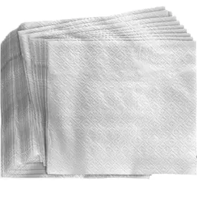 02073 King Zak Industries Inc. Premium 1/4 Fold White Paper Lunch Napkins - Pack Of 500 Luxurious &