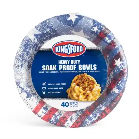 Bb16179 Kingsford Theavy Duty Soak Proof Paper Bowls - Heavy Bowl For Barbecues Picnics &
