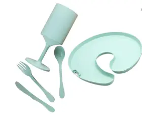 B0bpyy9ytk Knork New Set Of 2 Boxes Eco Party Pack Mint 5 Pieces 10 Total