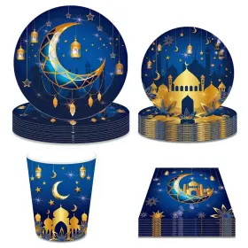 Kymy 753775266163 44 Pcs Eid Mubarak Table Decorations Ramadan Muslim Paper Tableware Set Islam Kymy 753775266163 44 Pcs Eid Mubarak Table Decorations Ramadan Muslim Paper Tableware Set Islam