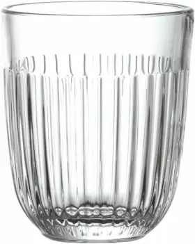 La Roch Re 692786818032 Rochere Quessant Glass Tumbler Set Of 6 - Modern Drinking Glasses Clear