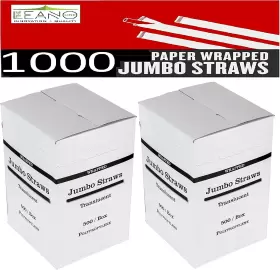 B07q4r5ls1 Leano Line 1000 Plastic Straws 10.25 Inches 26 Cm 2 X 500 Boxes Bulk Pack Large Indiv