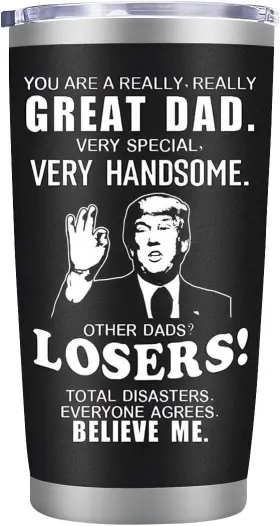 Leioh-pc258 Leioh Fathers Day Dad Gifts From Daughter Son Birthday 20 Os A Black 20oz