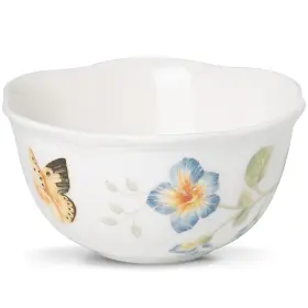 806737 Lenox 726088064290 Butterfly Meadow Dessert Bowl Multicolor 1 Count Pack Of