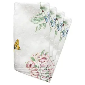 Lenox 785934189983 Butterfly Meadow Napkins Blue Flower