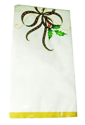 Tw8-15622tm Lenox Holiday Nouveau Chirstmas Paper Napkins Guest Towels Cr Gibson 16 Pcs New