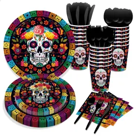 Mm270 Lide Road 116 Ps Mexican Party Supplies - 16 Guest 12.9ftft X 15.7ftft Colorful