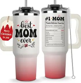 Tumbler40oz Lierie8888 Christmas Gifts For Mom - Best Ever Tumbler With 40 Ounces