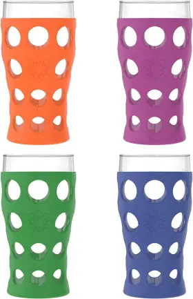 Lf340400c4 Lifefactory 4 Count Pack Of 1 Orange Grass Green Cobalt Huckleberry
