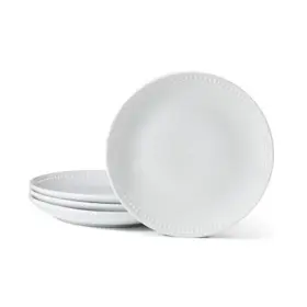 5315192 Lifetime Brands Inc. Beaded Coupe Set Of 4 Dinner Plates 10.5 Inch