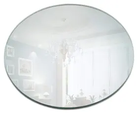 Light In The Dark 744309838444 10 Inch Round Mirror Candle Plates Set Of 12 Wedding Table Centerpieces
