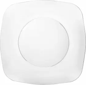 Lillian Collection 763615360272 Squircle Clear Premium Plastic Square Appetizer Plates - 7