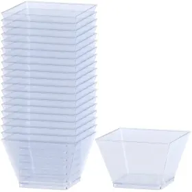 60291 Lillian Tablesettings Clear Plastic Square Bowls 8 Oz Small Disposable Serving For Appetizer 60291 Lillian Tablesettings Clear Plastic Square Bowls 8 Oz Small Disposable Serving For Appetizer