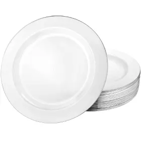 Lillian Tablesettings 763615333009 Premium Quality Heavyweight Plastic Plates China Like. Wedding And Party Dinn