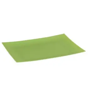 Lillian Tablesettings 763615361903 9 X 6-7/8 Inch Rectangular Plastic Plates 10 Count Pistachio 36190