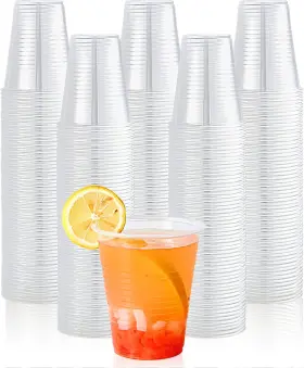 Lilymicky 797439456927 300 Pack 12 Oz Clear Plastic Cups Count Of 1
