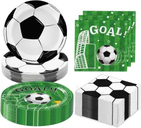 Linhaxm 313045382377 Soccer Plates And Napkins Disposable Paper 9-inch S Linhaxm 313045382377 Soccer Plates And Napkins Disposable Paper 9-inch S