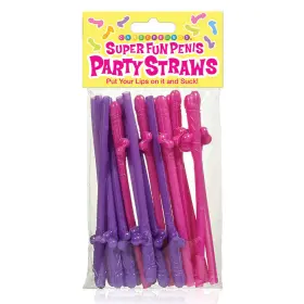 Little Genie 817717010570 Super Fun Penis Party Straws