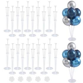 Lobubt B0cmzq3bgj 20 Sets Balloon Stand Kits With Base For Table Centerpieces Reusable