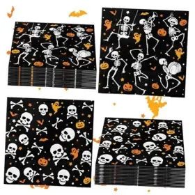 Na07 Lontary 40 Pieces Happy Halloween Napkins Disposable Trick Or Treat 2 Ply