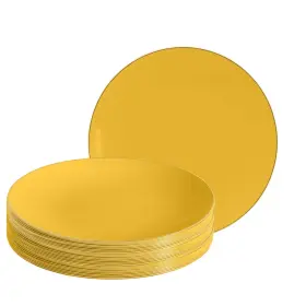 Luxe Party 633125267982 Nyc Plastic 30 Pack Dinnerware Plates Disposable 10.25 Inch Dinner Plate