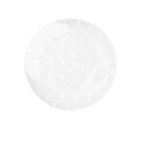 Luxe Party 633125273631 Nyc Plastic 30 Pack Dinnerware Plates Disposable 7.5 Inch Salad Plate Appe