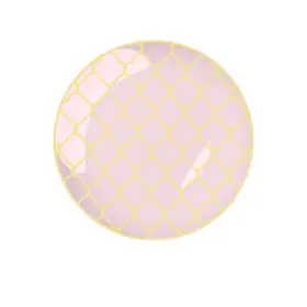 Luxe Party 633125273655 Nyc Plastic 30 Pack Dinnerware Plates Disposable 10.25 Inch Dinner Plate D