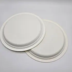 M4m 199284606609 Plate Round 10 Inch - Disposable And Compostable Eco-friendly Dinnerware