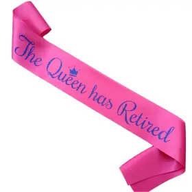 Magnussons Garden 807269726135 The Queen Has Retired Sash Retirement And Farewell Party Ideas Legend H