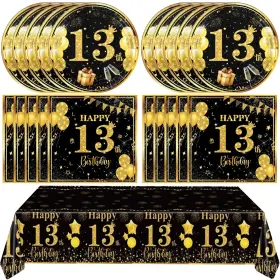 Mainivo 313399795688 41pcs 13th Birthday Decorations For Boys Girlshappy 13 Party Supplie