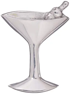 Mariposa 808813094809 Cocktail Napkin Weight Silver