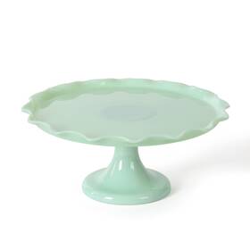 Martha Stewart 138633.01r Highbrook 11 Inch Jadeite Glass Without Dome Green