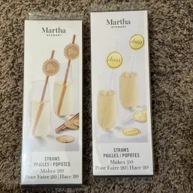 Martha Stewart 889092385901 2 Packs Straws Lets Party Cheers