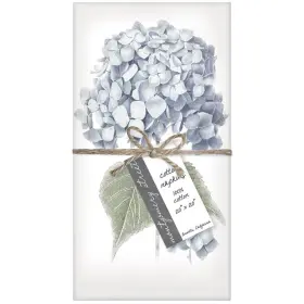 Mary Lake-thompson 193507195048 Montgomery Street Blue Hydrangeas Cotton Napkins Set Of 4