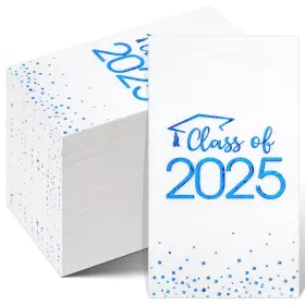 Ms22123 Mashan 100pcs Class Of 2025 Graduation Napkins Disposable Congrats Grad Cocktail Napki
