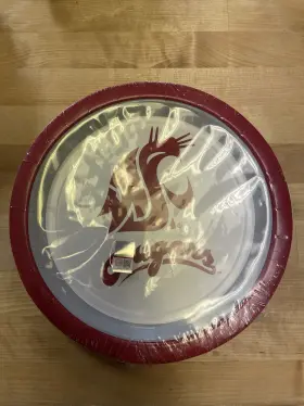 Mayflower 708450552475 Washington State Cougars 9 Inch Paper Plates 10 Count Party Supplies