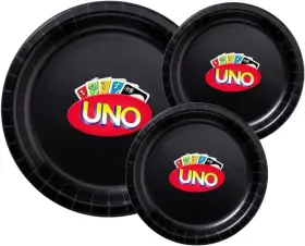 Mcadoorwe 791794172765 Custom Birthday Card Game Party Paper Plates Black Large And Small Sizes 60