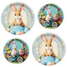Plates-mdd-01 Mddruiqi Easter Decorations - 40 Pack Plates Decor