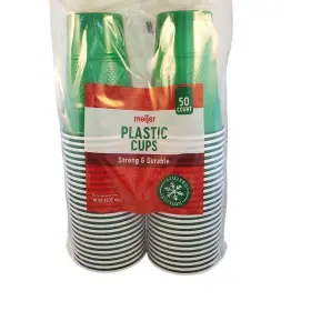 Meijer 719283585387 St Patrick S Day Green Party Cups 18 Oz Plastic Disposable 50 Count