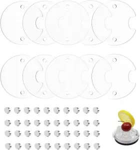 Er20oztop Meiko 10pcs Of Acrylic Blanks Tumbler Topper With Magnet Blank
