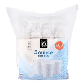 Members Mark 193968053659 2x Printed Paper Bath Cold Cup 3 Oz - 600 Ct. Total 1200 Cups Great Price