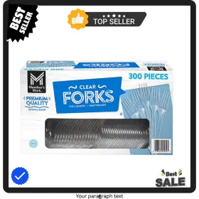 900384 Members Mark Clear Plastic Forks Heavyweight 300 Ct. 900384 Members Mark Clear Plastic Forks Heavyweight 300 Ct.