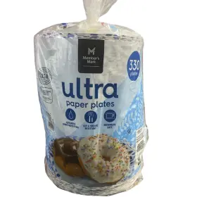 980076972 Members Mark Ultra Dessert/snack Paper Plates 6.875 Inch 330 Ct