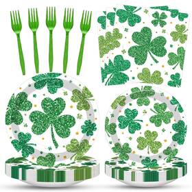 Merriva 788232052317 100 Pcs St. Patrick S Day Shamrock 9 Inch 7 13 X
