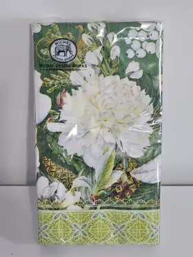 807419 Michel Design Works Winter Blooms/paris 15 Triple-ply Paper Hostess Napkins