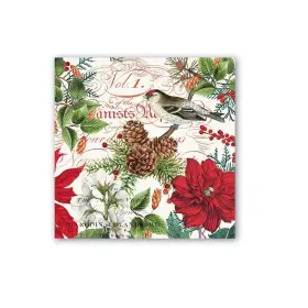 817276 Michel Design Works Lunch Napkins Merry And Bright - 2 Pack