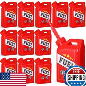 Mifoci B0clrppvks 12-pack Race Car Fuel Can 11oz Drinking Cups With Straws And Lids