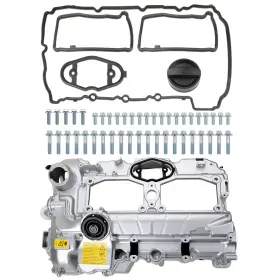 6004-075aluw Mocar7 Aluminum Valve Cover Compatible With Bmw X5 Z4 X3 X4 X1 528i 428i 320i 328i 2